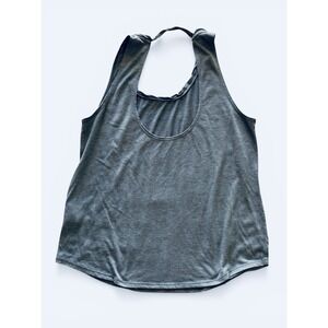 Nike Dri-FIT Racerback Tank Top Lightweight Breathable Blue Women's Size L